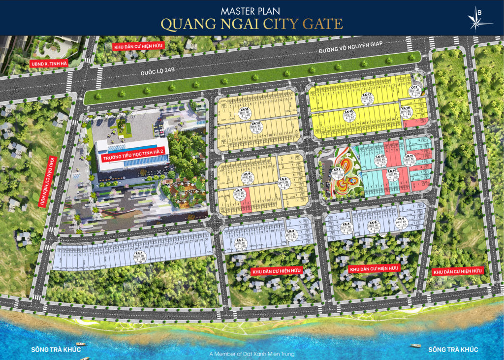 bản đồ phân lô city gate quang ngai dong phu