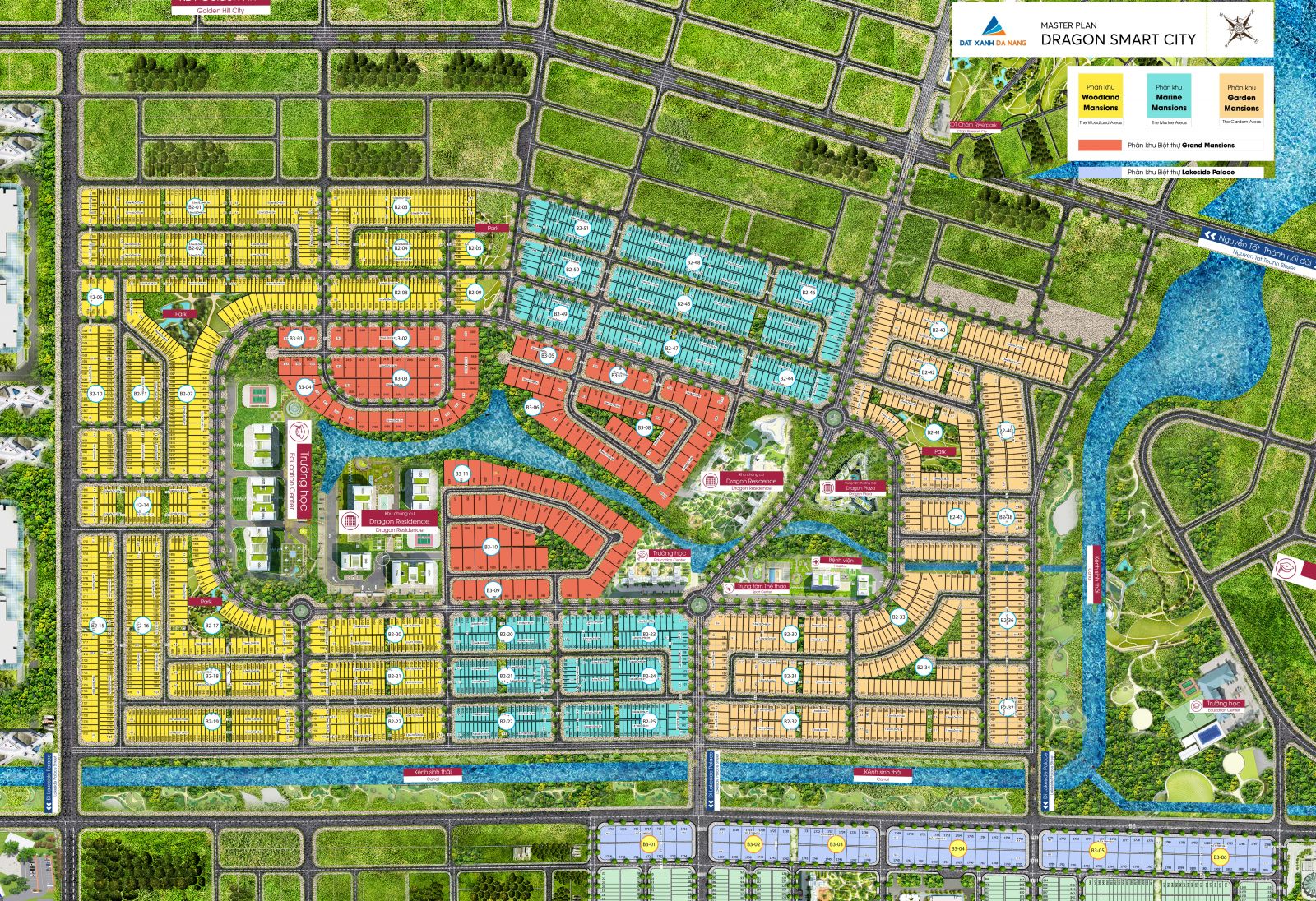 Quy hoạch của dự án shophoue Dragon Smart City
